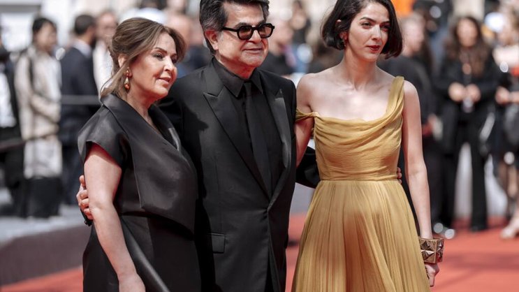 Pour la première fois depuis 15 ans, le cinéaste iranien Jafar Panahi a pu se déplacer en personne à Cannes.