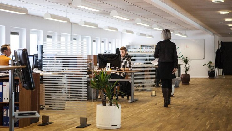 Illustration montrant les locaux d’une entreprise