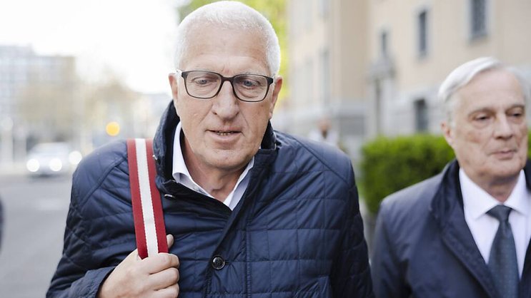 Pierin Vincenz lors de son procès devant le Tribunal de district de Zurich. (archives)