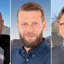 De g. à d.: Alain Pillet, Clément Demaurex et Philip Clark, de la société Axiome-Change.
