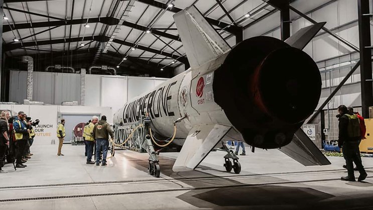 La fusée de 21 mètres de Virgin Orbit, larguée début janvier depuis un Boeing 747 au large des Cornouailles (Royaume-Uni), n'avait pas atteint son orbite, provoquant la perte des neuf satellites qu'elle transportait et précipitant la chute de l'entreprise. (archives)