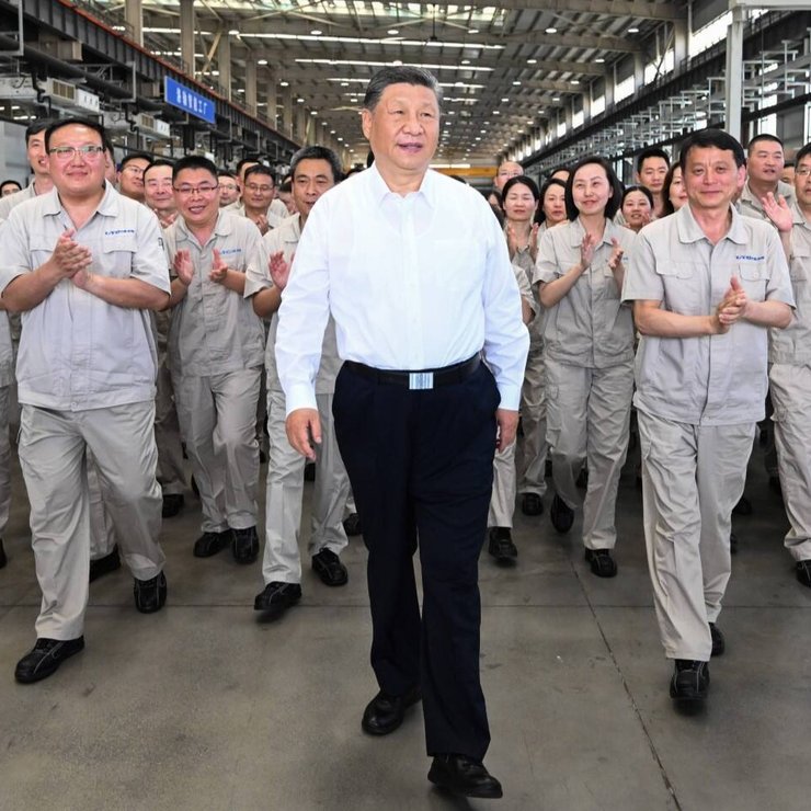 Xi Jinping au Luoyang Bearing Group