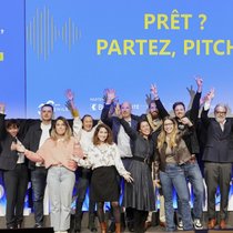 Les finalistes de l’édition 2025 lors de la finale au Musée olympique à Lausanne.