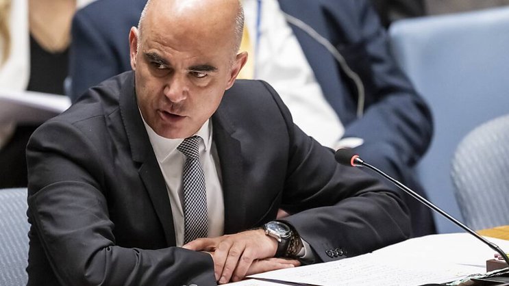 Le président de la Confédération Alain Berset demande une relance de l'initiative sur les céréales ukrainiennes (archives).