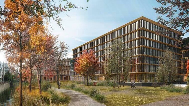 Parmi les chantiers achevés l'an dernier, le siège administratif de l’Office fédéral des routes, à Ittigen (BE), comprenant quelque 600 places de travail.