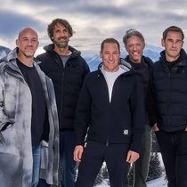 Une équipe au sommet: David Allemann, Caspar Coppetti, Marc Maurer, Olivier Bernhard et Martin Hoffmann (de gauche à droite) à Lenzerheide (GR).
