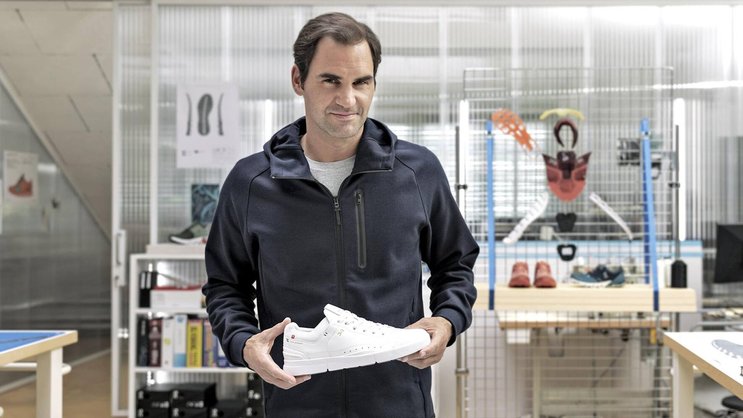 The Roger, les sneakers conçues par le tennisman et lancées l’été dernier.