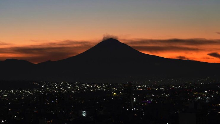 Le volcan Popocatépetl a connu plusieurs poussées d'activité depuis qu'il s'est réveillé en 1994 (archives).