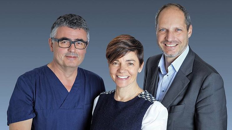 Les trois cofondateurs Daniel Fishman, Carole Matzinger et Romain Boichat, sont des fins connaisseurs des milieux médicaux.