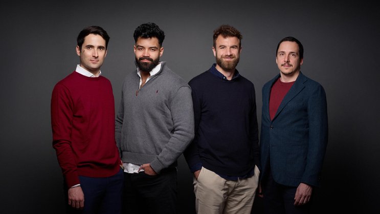 L’équipe dirigeante de la société lausannoise: Francesco Palma, Wallyson Lemes de Oliveira, Aldo Podestà et Matteo Caorsi (de g. à dr.).