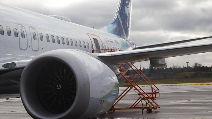 Un Boeing 737 MAX 9 d'Alaska Airlines avait perdu une porte en plein vol vendredi.
