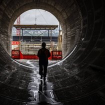 Si l'activité a repris dans le bâtiment l'an dernier, le génie civil n'est encore pas sorti du tunnel. (archive)