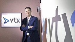 VTX (ici son CEO, Yves Pitton) a investi massivement dans de nouvelles infrastructures.