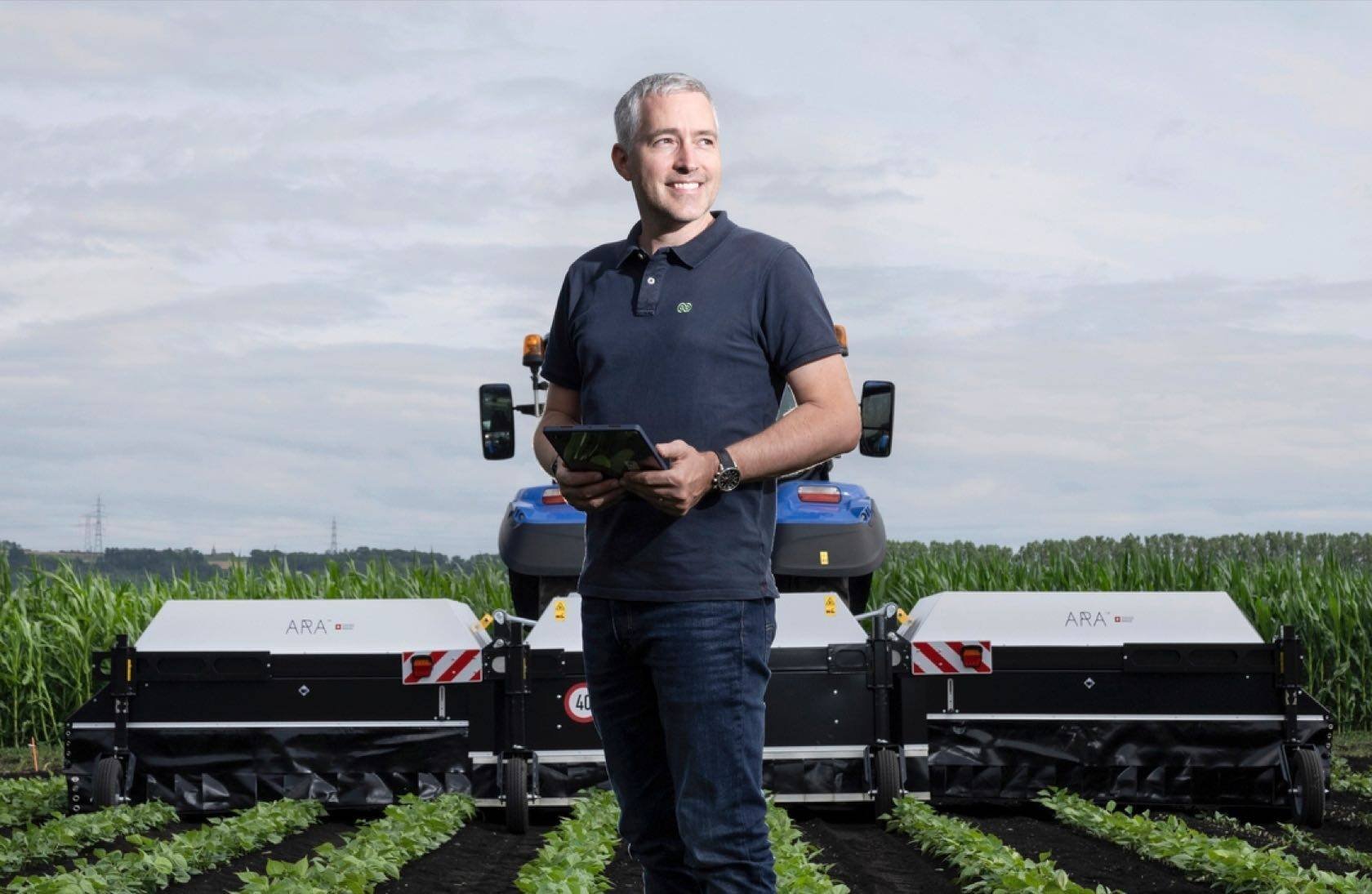 Aurélien Demaurex, cofondateur et CEO d’Ecorobotix