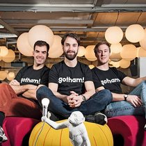 Philippe Heim, Andreas Schollin-Borg et Stéphane Journot, les dirigeants de Gotham.