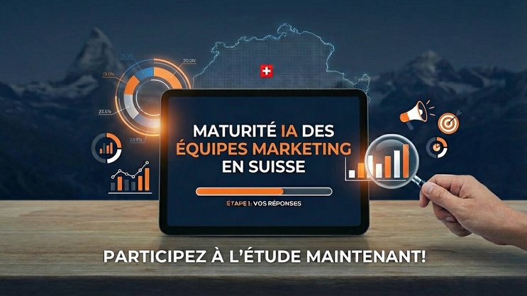 L'étude vise à dresser un état des lieux précis de l’ntégration de l’IA au sein des structures marketing en Suisse.