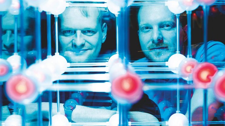 Samuel Harrison et Remco van Erp EPFL, cofondateurs de Corintis
