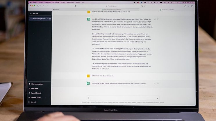 ChatGPT produit des textes - rédactions, articles ou même poèmes - sur simple requête (archives).
