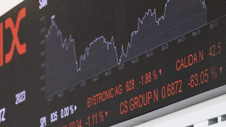 Après avoir rebondi en début de séance, le SMI est reparti dans le rouge. (archive)