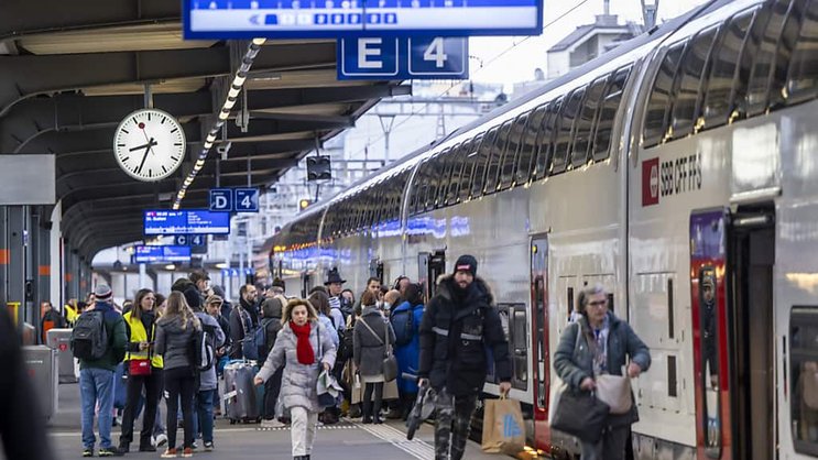 En 2023, la ponctualité des trains en Suisse romande s'est établie à 89,2%, contre 92,5% en moyenne en Suisse (archives).