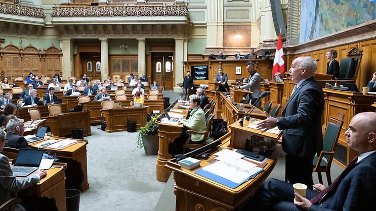 Les Chambres ont accepté le crédit de quatre milliards de francs pour Axpo, dans le cadre du mécanisme de sauvetage des entreprises d'électricité (archives).