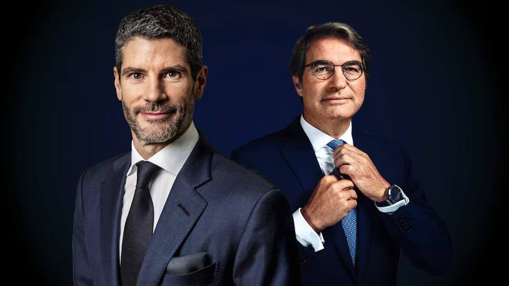 Des patrons ambitieux: l'un, Stefan Bollinger de Julius Baer (à gauche), doit faire décoller sa banque, l'autre, Giorgio Pradelli d'EFG, doit veiller à ce que l'envolée se poursuive.