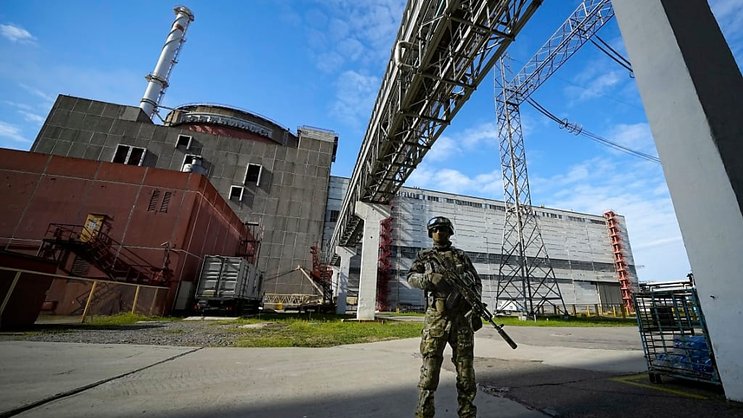 La centrale nucléaire de Zaporijjia est le plus grand site nucléaire d'Europe (archives).