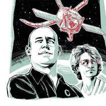 Ils ont à coeur de nettoyer l’espace: Luc Piguet et Muriel Richard.
