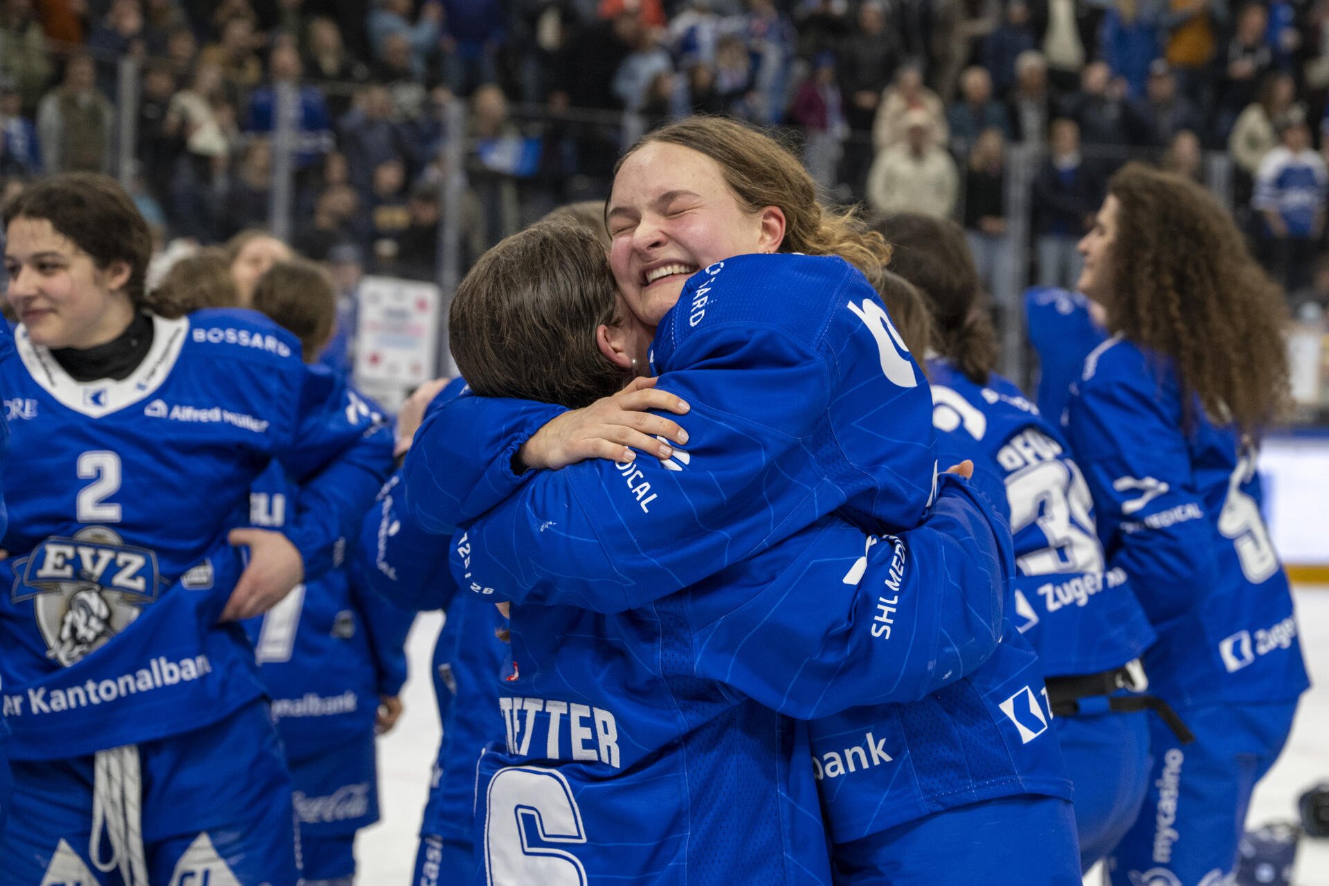 EISHOCKEY, HOCKEY SUR GLACE, NATIONAL LEAGUE, MEISTERSCHAFT, SAISON 2025/26, EVZ, EV ZUG, SCB, SC BERN FRAUEN, SCB FRAUEN, SC BERN LADIES, WOMENS LEAGUE, PLAYOFF, FINAL, SPIEL 3