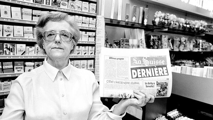 En 1994, le quotidien La Suisse publiait son dernier numéro.