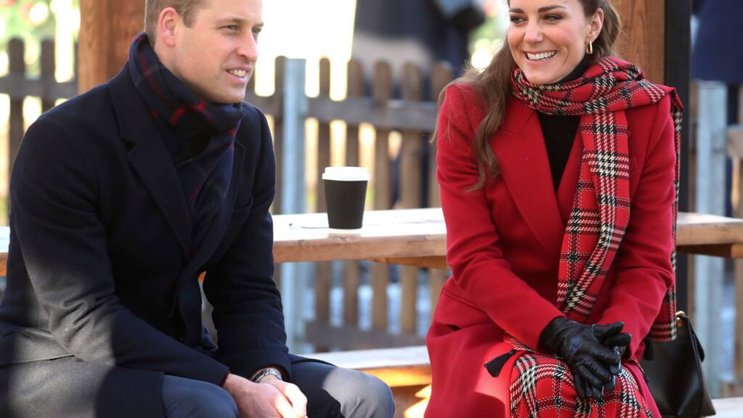 Le Prince William et son épouse Kate avait effectué un voyage en train à travers la Grande-Bretagne en décembre 2020 pour remercier les travailleurs jugés essentiels, durant la pandémie de Covid-19. (Chris Jackson/Pool via AP)