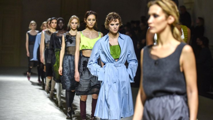 Un défilé de Prada pour la collection hiver 2026/2027 lors de la Fashion Week de Milan le 26 février 2026 (archives).
