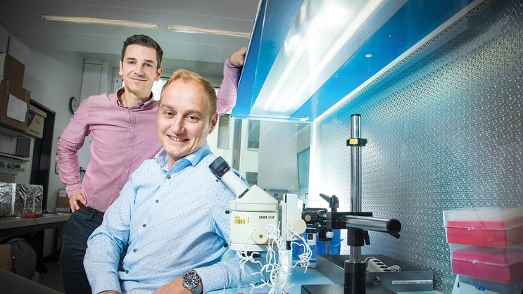 Guillaume Petit-Pierre et Marc Boers, les deux fondateurs d’Artiria Medical.