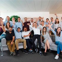 Les collaborateurs de Loanboox, une plateforme lancée en 2016, à Zurich.