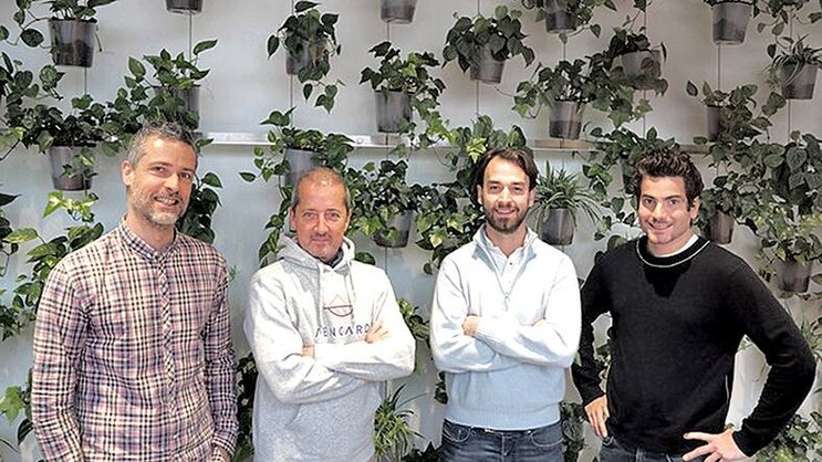 De g. à d.: Cédric Rimella, Patrick Delarive, Andreas Schollin-Borg et Florent Bourachot.