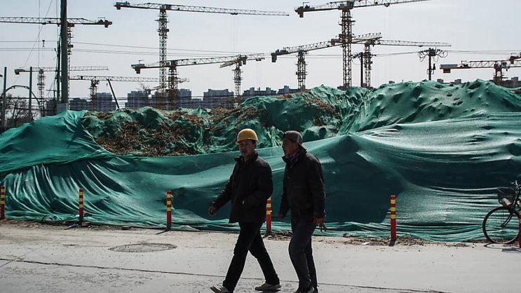 En difficulté pour honorer le service de son endettement pharaonique, le béhémoth de l'immobilier chinois fait depuis plus d'un an trembler tout le secteur dans l'Empire du Milieu. (archive)