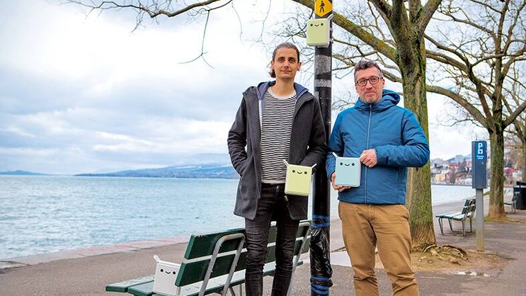 Jean-Bernard Rossel et Stoyan Gern, les cofondateurs de Talk To Me.