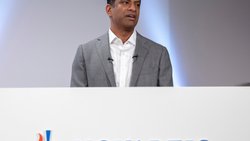 A la tête de Novartis depuis 2018, Vasant Narasimhan a perçu en qualité de directeur général de Novartis près de 110 millions de francs en numéraire, actions et autres avantages (archives).