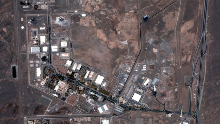 Les Etats-Unis ont bombardé le site souterrain d'enrichissement d'uranium de Fordo, au sud de Téhéran, et des installations nucléaires à Ispahan et Natanz (image) le 22 juin.