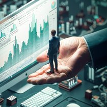 Le nombre de données faisant référence aux actions investissables. Un chiffre encore trop restreint pour une IA. A titre de comparaison, les algorithmes de ChatGPT se basent sur 175 milliards de paramètres.
Illustration: Ricardo Moreira. Cette illustration a été générée par le modèle d‘IA Midjourney, puis vérifiée et finalisée par Ricardo.