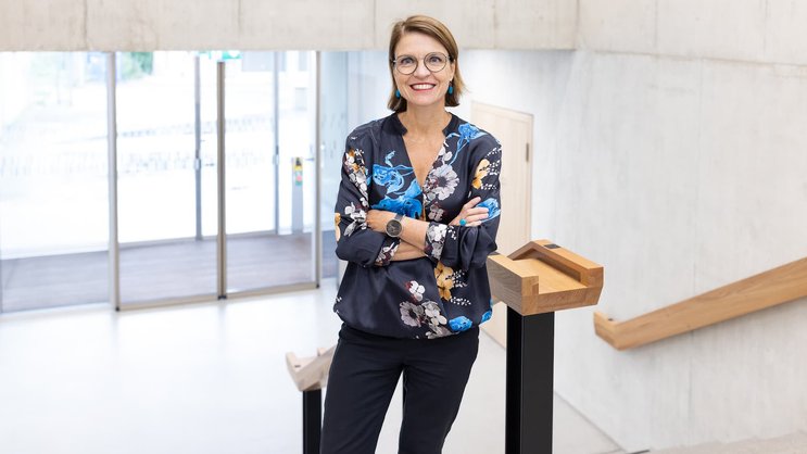 Nataly Viens Python revient sur ses premiers pas à la direction de la Haute école de santé de Fribourg.