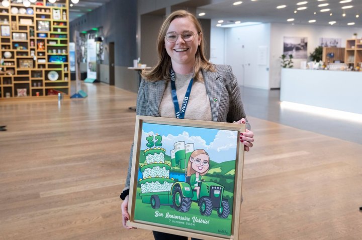 Valérie Dittli, conseillère d'Etat, Vaud fête ses 32 ans.