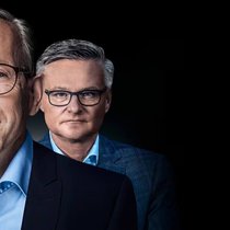Philip Wyss (à gauche), CEO de Coop et Mario Irminger, patron de Migros.