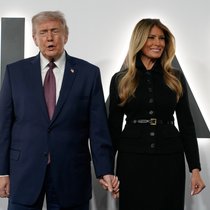 Les époux Trump ont assisté à la Premiere du film documentaire "Melania" à Washington.