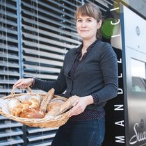 Fin 2017, Laurence Stephan, la directrice de l’enseigne Suard, a lancé un drive en boulangerie près de l’autoroute.