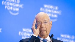 Klaus Schwab au Forum économique mondial (WEF) en janvier dernier à Davos.