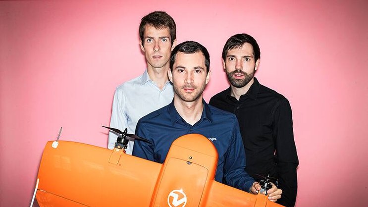 A grande vitesse: Maximilian Boosfeld (à g.), Basil Weibel et Elias Kleimann