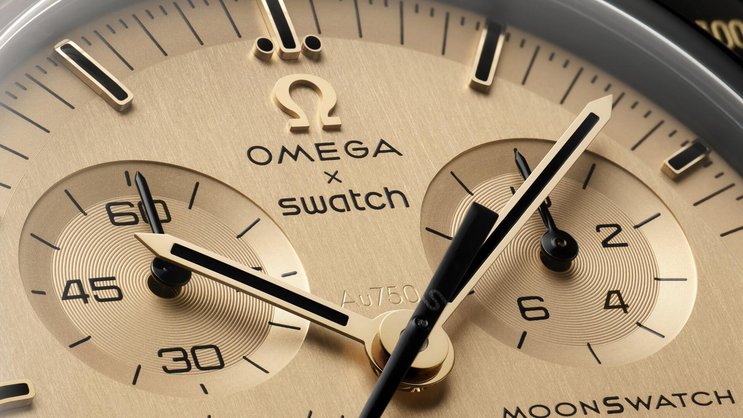Pour 500 francs, les amateurs de montres peuvent s'offrir cette nouvelle Moonswatch, qui commémore l'alunissage.