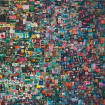 Cette œuvre de Mike Winkelmann, mieux connue sous le nom de Beeple, est un collage de 5000 minuscules images effectué pendant plus de treize ans.
