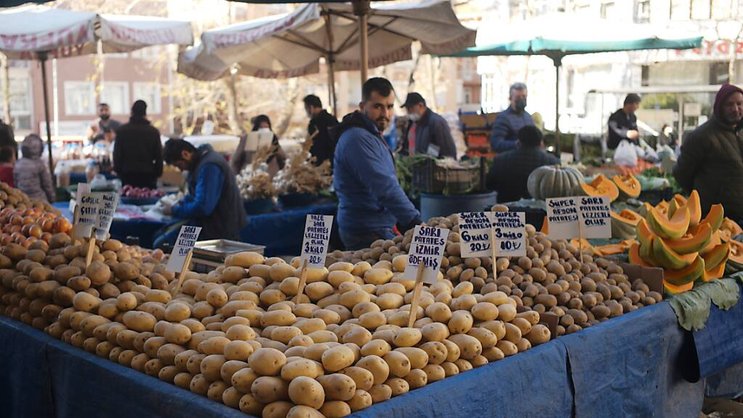 La Turquie connaît une inflation à deux chiffres sans discontinuer depuis fin 2019, alimentant une importante crise du coût de la vie (archives).